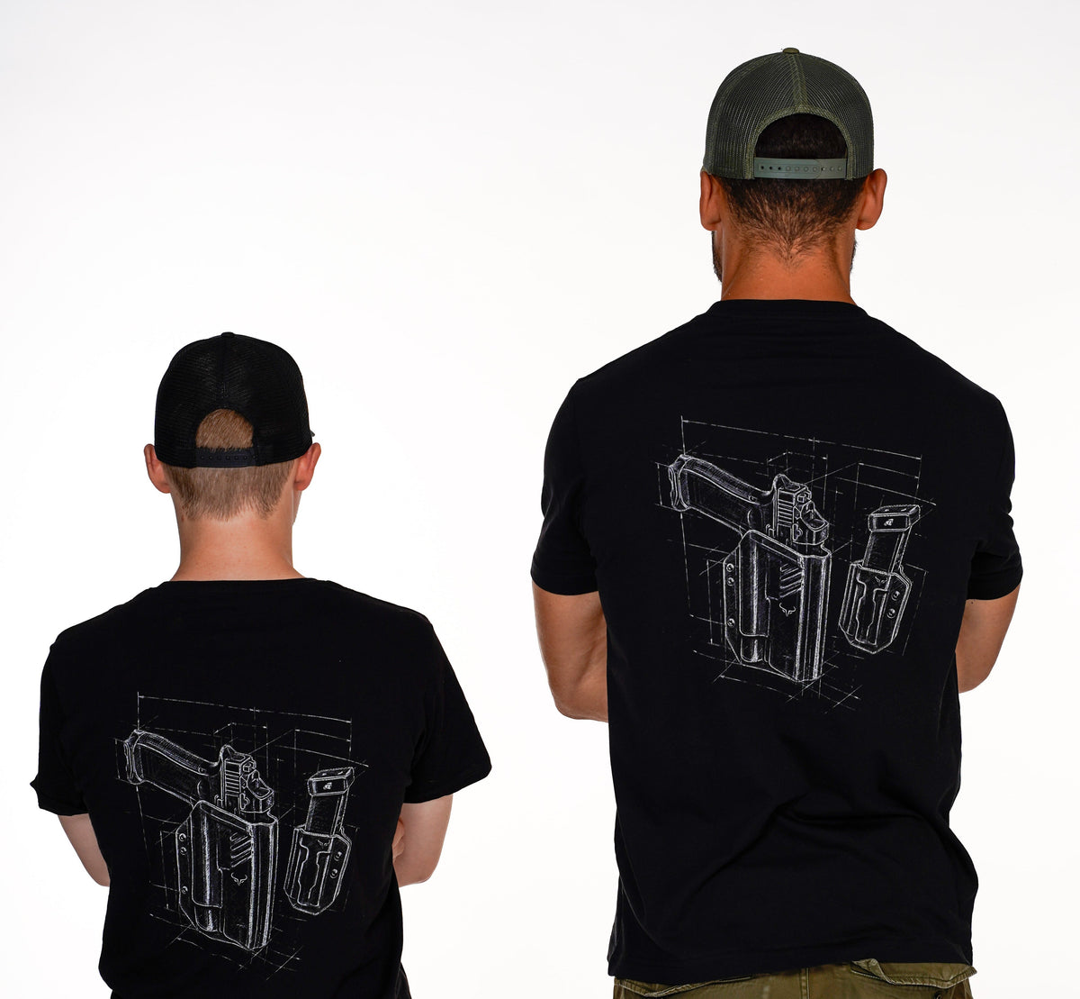 DarkDeer® Blueprint T-Shirt