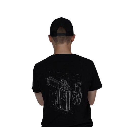 DarkDeer® Blueprint T-Shirt